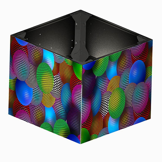 Luma Auaunaga 90 Degree LED Panel Mo Squre Column LED Faʻaaliga